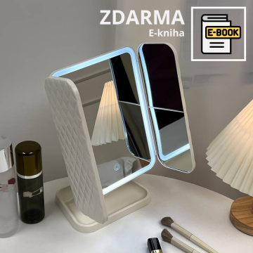 LED Stolné makeup zrkadlo + E-kniha ZDARMA